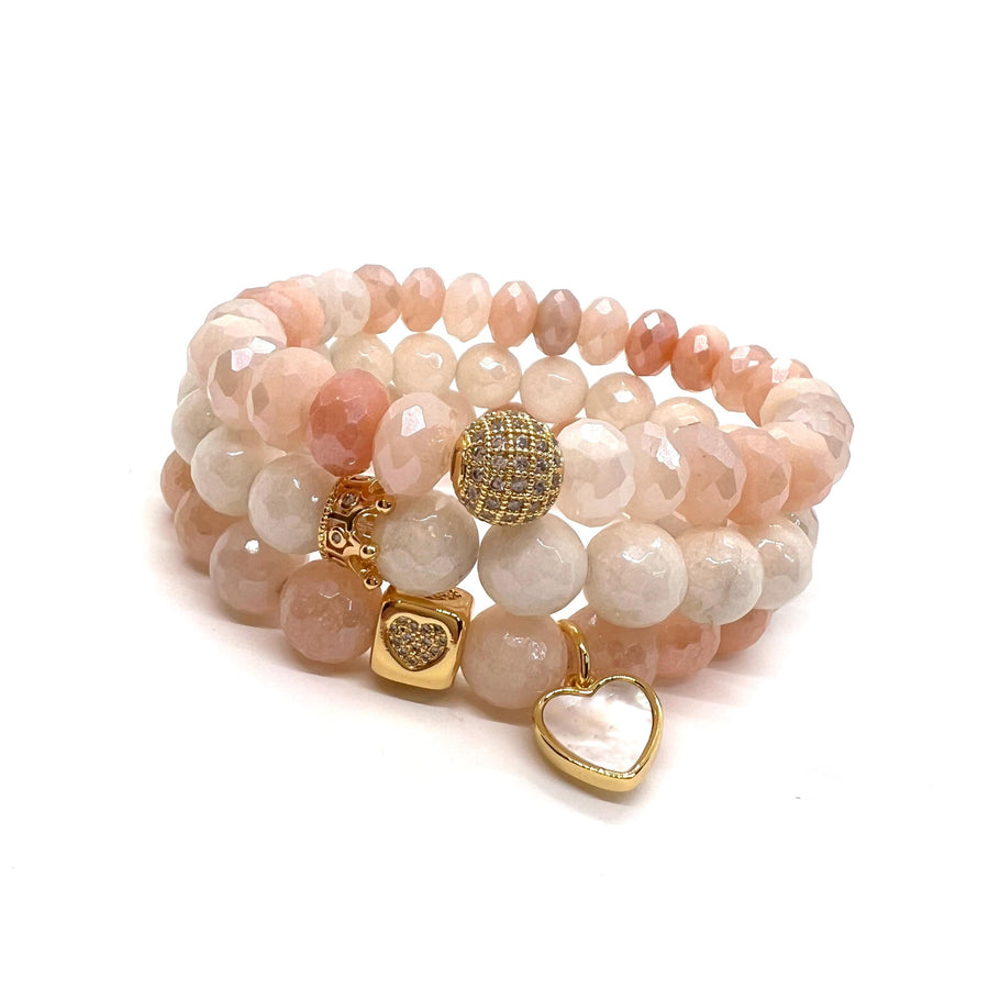 Queen of Hearts Bracelet Stack
